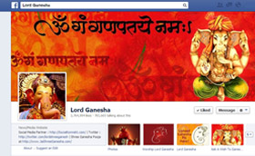 Worship Lord Ganesha on facebook